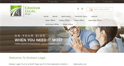 Desktop Screenshot of grahamlegalpllc.com